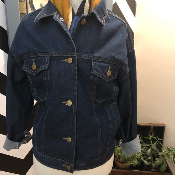 Sharewin Oversized Jean Jacket - Picture 2 of 8
